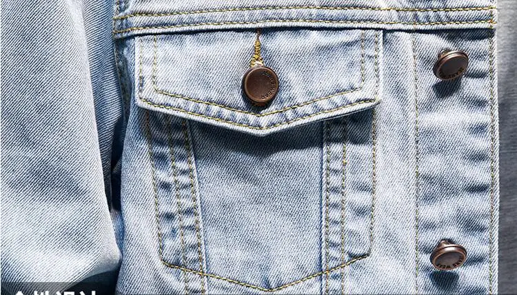 

Rlyaeiz 2019 Spring Autumn Casual Denim Jacket Men Vintage Bomber Jacket Men High Quality Blue Cowboy Mens Jeans Jackets Coats