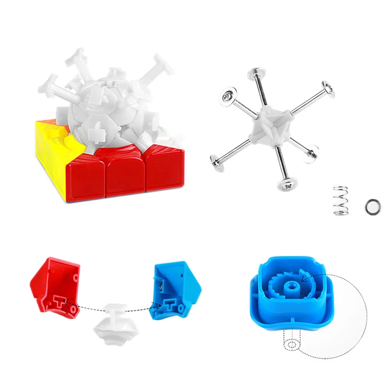 Мою GTS 3 LM 3x3x3 Магнитный куб 3 by3 GTS M Kid Игрушка головоломки, развивающие игрушки GTS 3 LM Профессиональный GTS3LM 3x3 Скорость Magic Cube кубик рубика