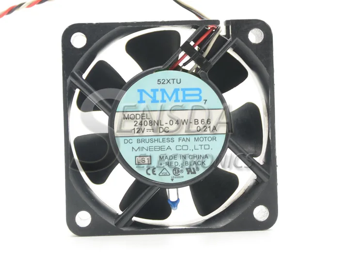 Для NMB 2408NL 04W B66 60X60X20MM 6 см 60 мм DC 12 В 0.21A Инвертор Вентилятор охлаждения|cooling fan|12v dc