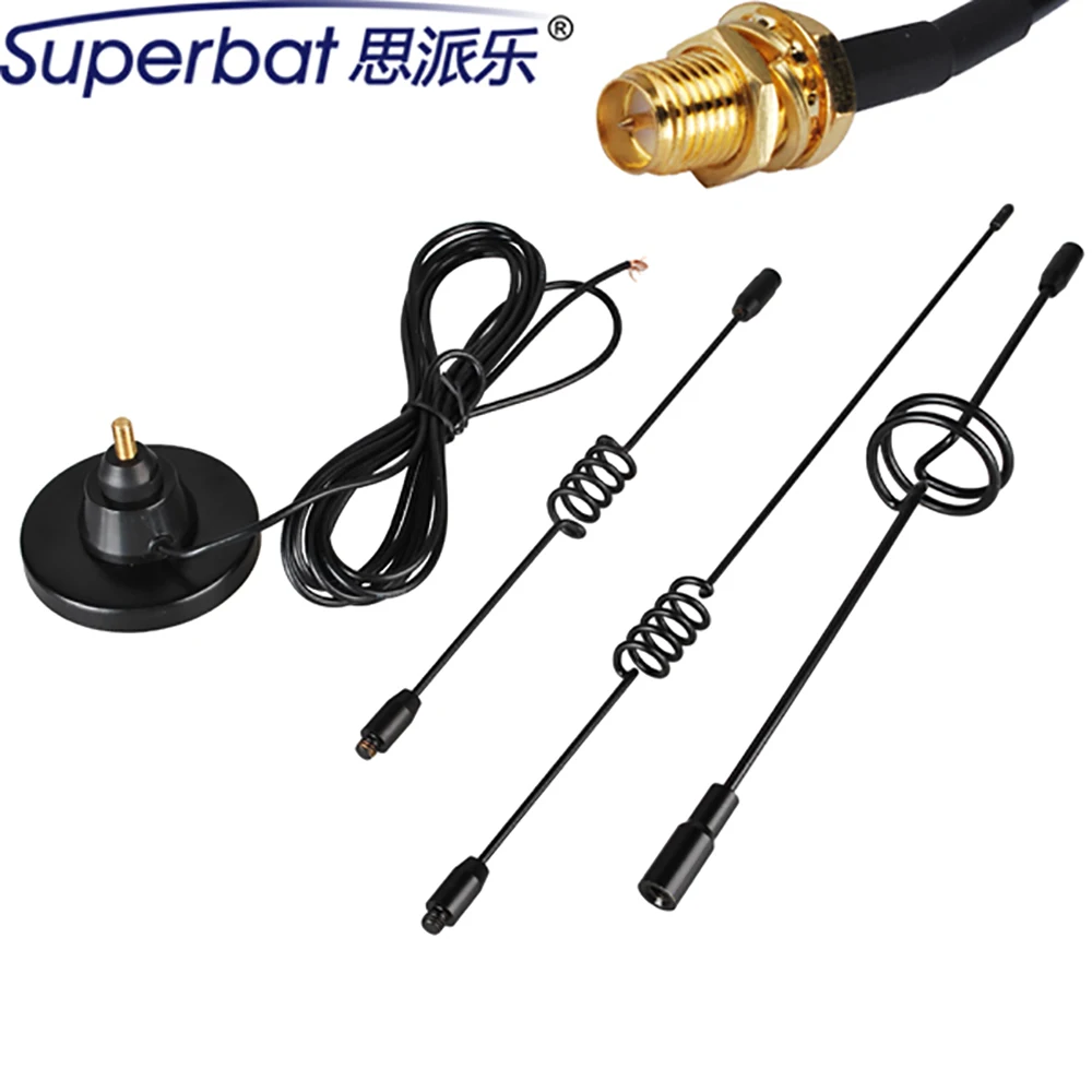 

Superbat 850/1900/900/1800/2100Mhz GSM/UMTS/HSPA/CDMA/3G Omni Antenna 10dbi RP-SMA Aerial Magnetic Base Signal Booster 987mm 3M