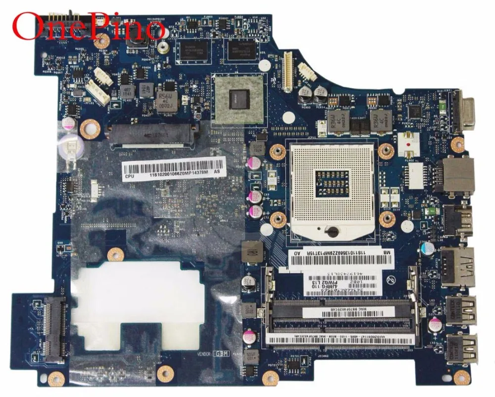 Для Lenovo G570 Материнская плата ноутбука PIWG2 LA 6753P 11S11013569 HM65 PGA989 тестирование