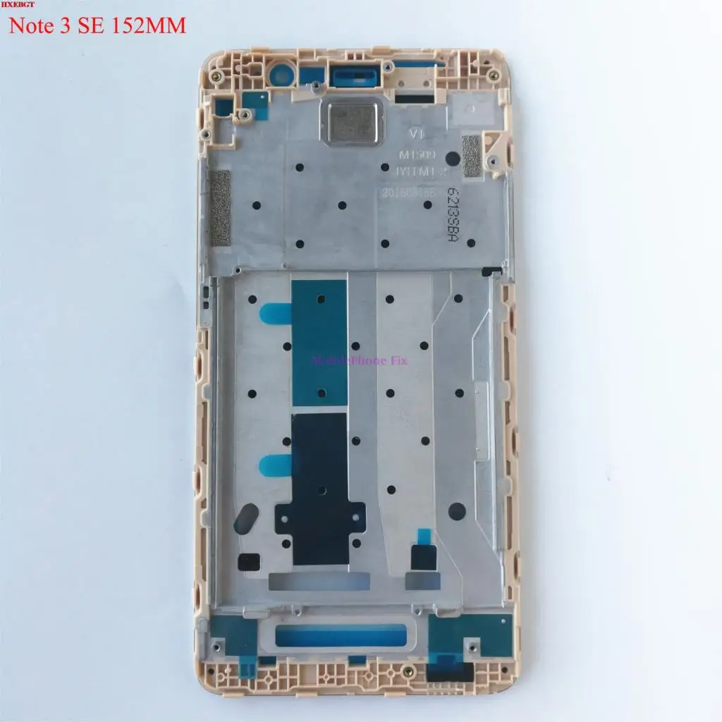 Для Xiaomi Redmi Note 3/Note 3 Pro SE специальное издание 152 мм держатель для ЖК-экрана передняя рамка Корпус черный/белый/золотистый
