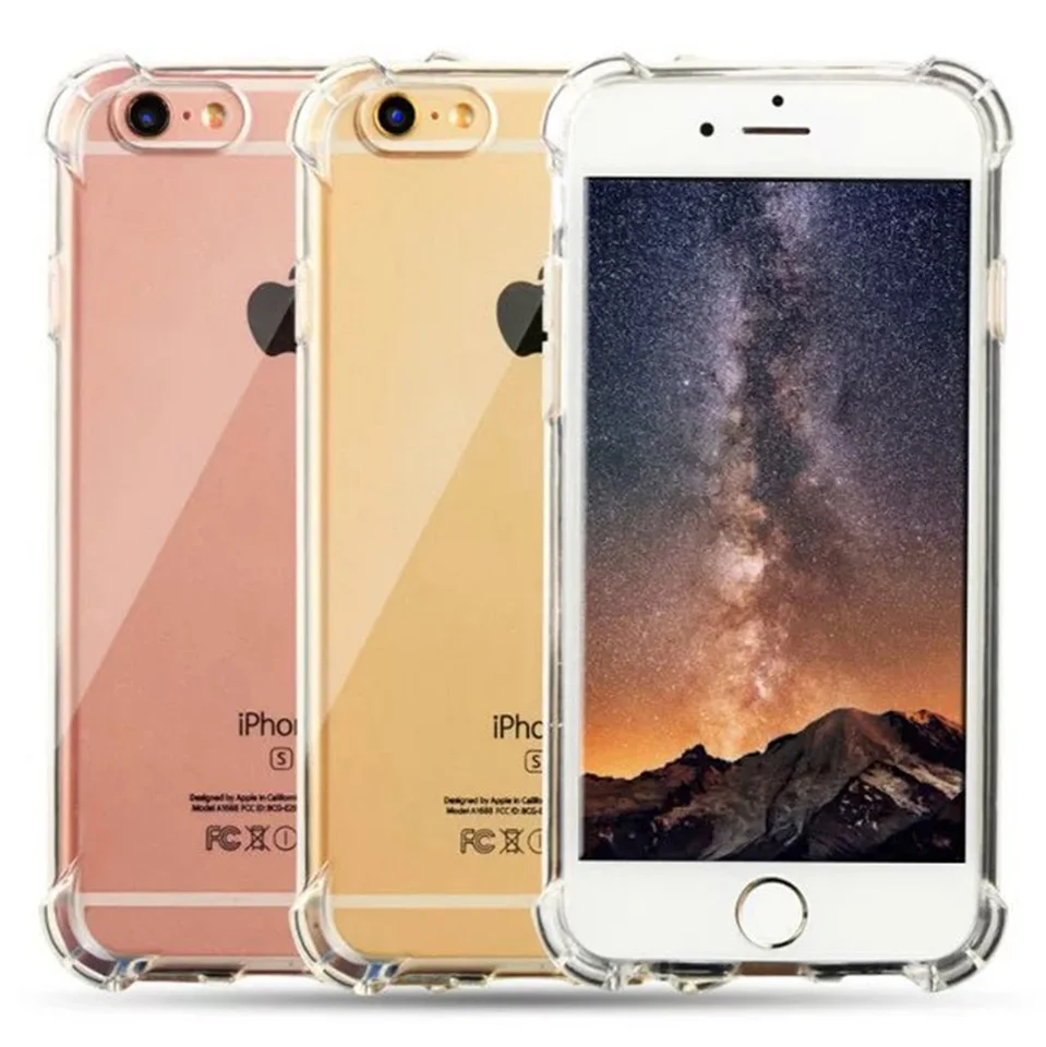 Супер Ударопрочный силиконовый чехол для iphone 6 6s 7 8 Plus X мягкие чехлы из ТПУ Apple RedMi