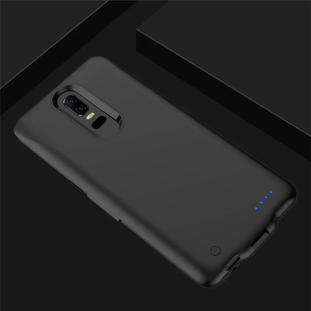 Чехол ZKFYS для зарядного устройства Oneplus 6T чехол аккумулятора 6500 мАч портативный