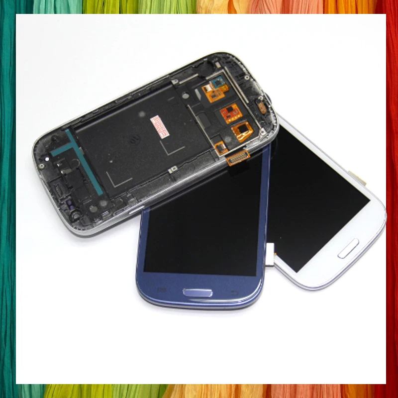 Сменный ЖК-дисплей AMOLED для Samsung Galaxy SIII S3 i9300 с сенсорным экраном и дигитайзером в