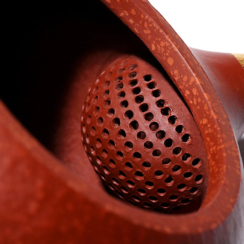 Оригинальный чайный горшок Yixing куб. См сервиз ручной работы из 24 каратного золота