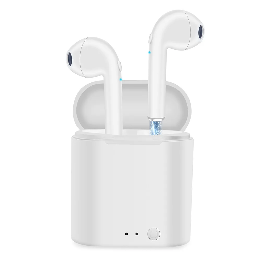 I7 i7s TWS беспроводные bluetooth наушники стерео вкладыши для Iphone X XR Samsung Andriod Ios