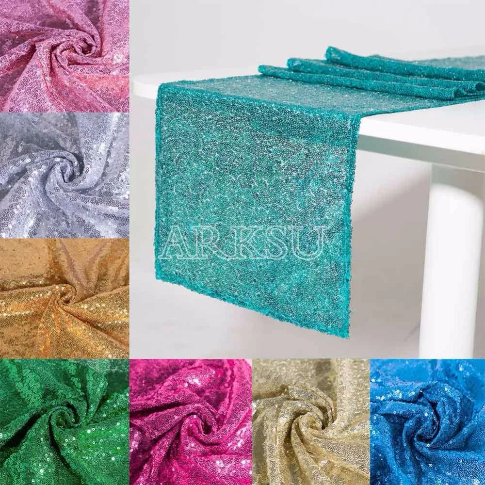 12X108Inch блесток Настольная дорожка Искрящийся блеск DIY для