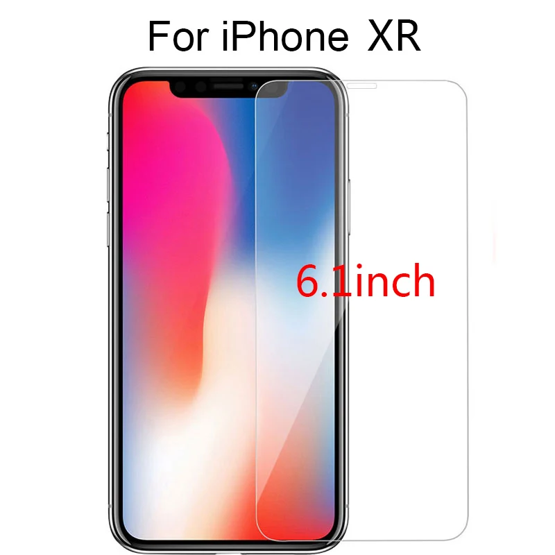 For iPhone XR Закаленное стекло для iPhone X XS MAX XR Защитная пленка для экрана для iPhone 11 pro max Защитное стекло для iPhone XS max 6 6s 7 8 X - Цвет: For iPhone XR