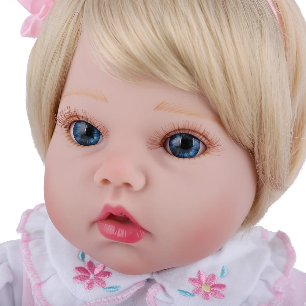 Кукла реборн силиконовая Реалистичная 55 см 22 дюйма|reborn baby doll|silicone reborn dollsbebe |