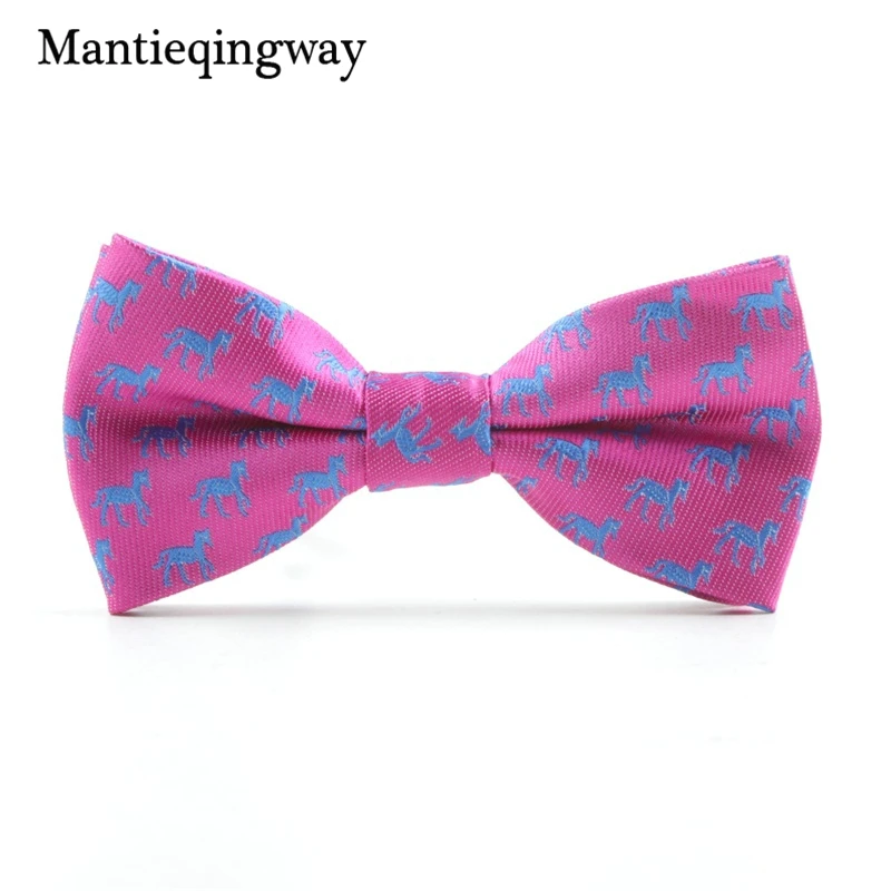 187 Mantieqingway/Детские вечерние галстуки-бабочки из полиэстера; Рождественский галстук-бабочка для маленьких мальчиков и девочек с рисунком лося; детская бабочка - Цвет: 187