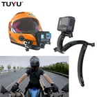 Удлинительный кронштейн для автоспуска Go pro шлем героя, для спортивной камеры SJ4000 EKEN H9R, аксессуары для езды на мотоцикле