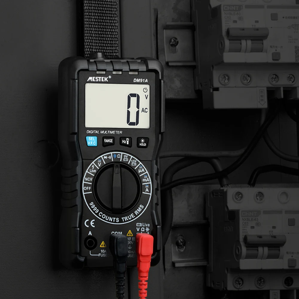 MESTEK DM91A Цифровой мультиметр 9999 отсчетов Авто тестер диапазона Multimetro напряжение