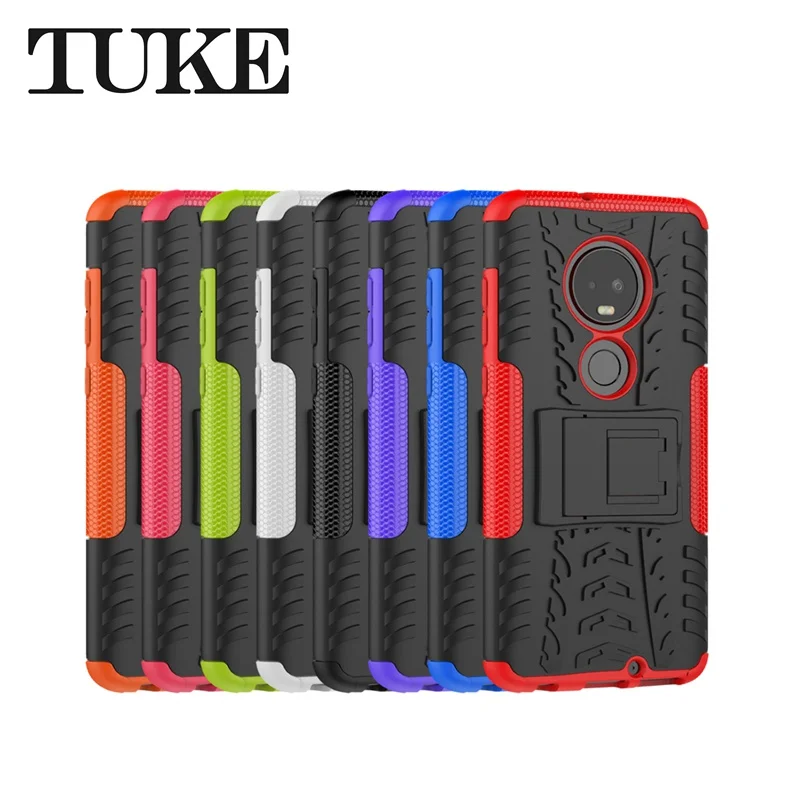 Чехол для Motorola Moto G7 Play TPU + PC подставка силиконовая крышка Доспехи чехол One Power P30 Note