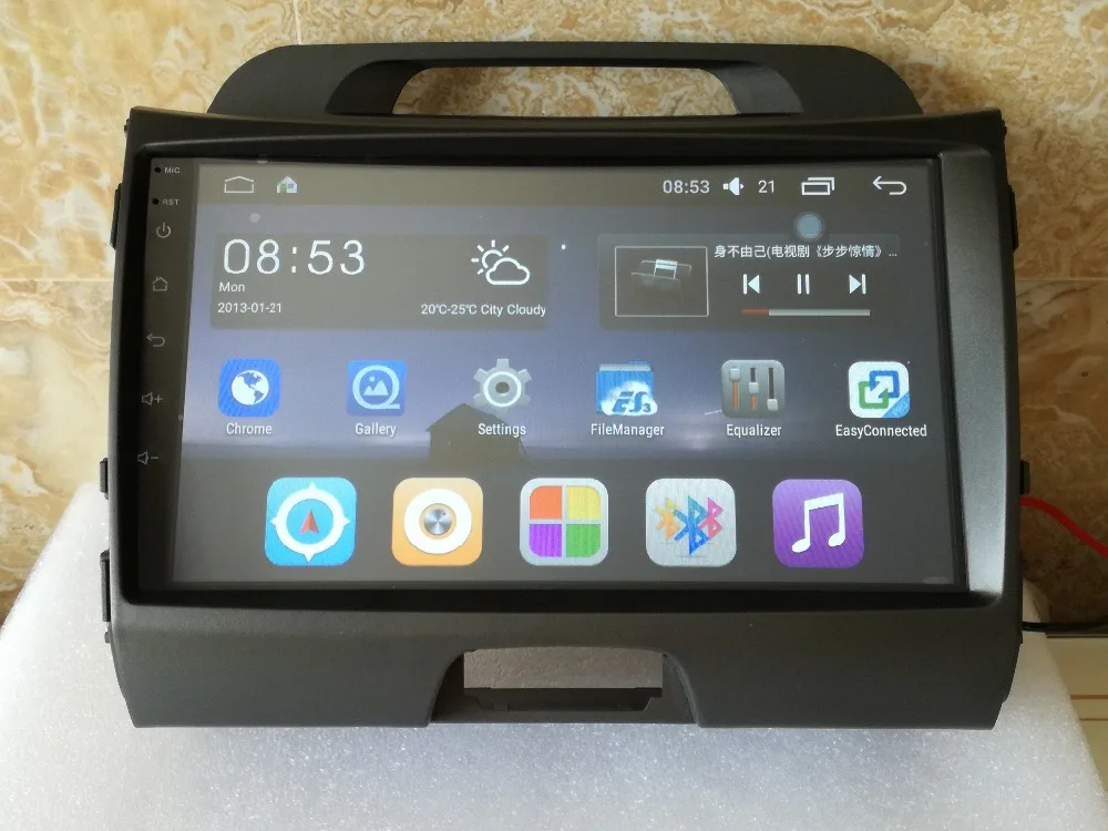 1024*600 Android 6 0 Автомобильный dvd для KIA sportage 2009 2016 car pc Штатная навигация gps 2din
