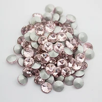 light rose crystal rhinestone strass non hotfix rhinestones 6mm 10pcs round crystals diy 3d nail art gems decoration
