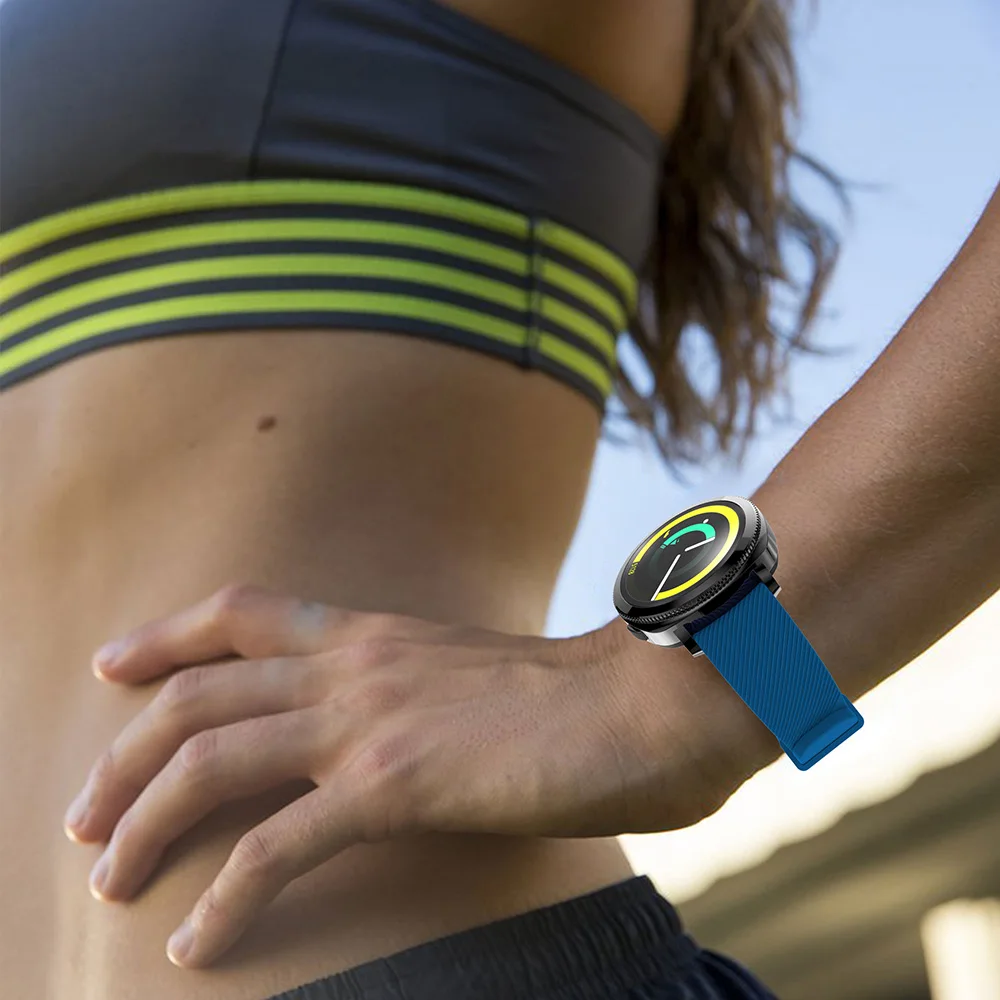 Ремешок силиконовый для Samsung Gear Sport мягкий спортивный браслет Galaxy Watch 42 мм 20 |