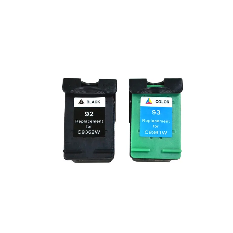 4 картриджа для чернильных принтеров 92 93 hp92 hp93 C9362WN C9361WN Photosmart 7850 C3140 C3150 C3180 C4180 PSC 1507