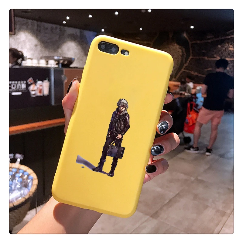 Сора Карамельный цвет чехол для телефона TPU IPhone X 7 8 XS XR xsmax аниме Kingdom Hearts