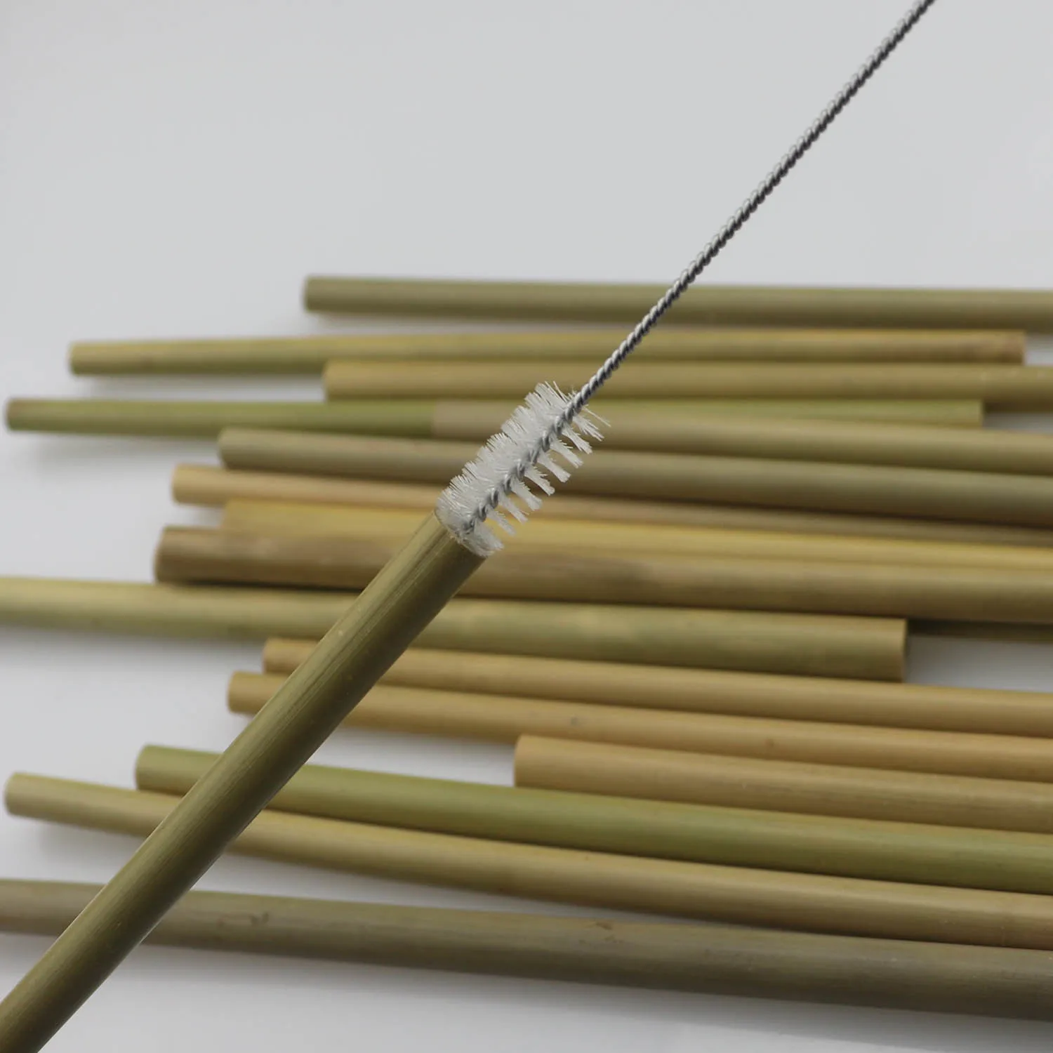 13Pcs/Set Reusable Eco-Friendly Bamboo Drinking Straws Portable Travel Straw Set With White Bag And 2 Cleaning Brushes | Дом и сад