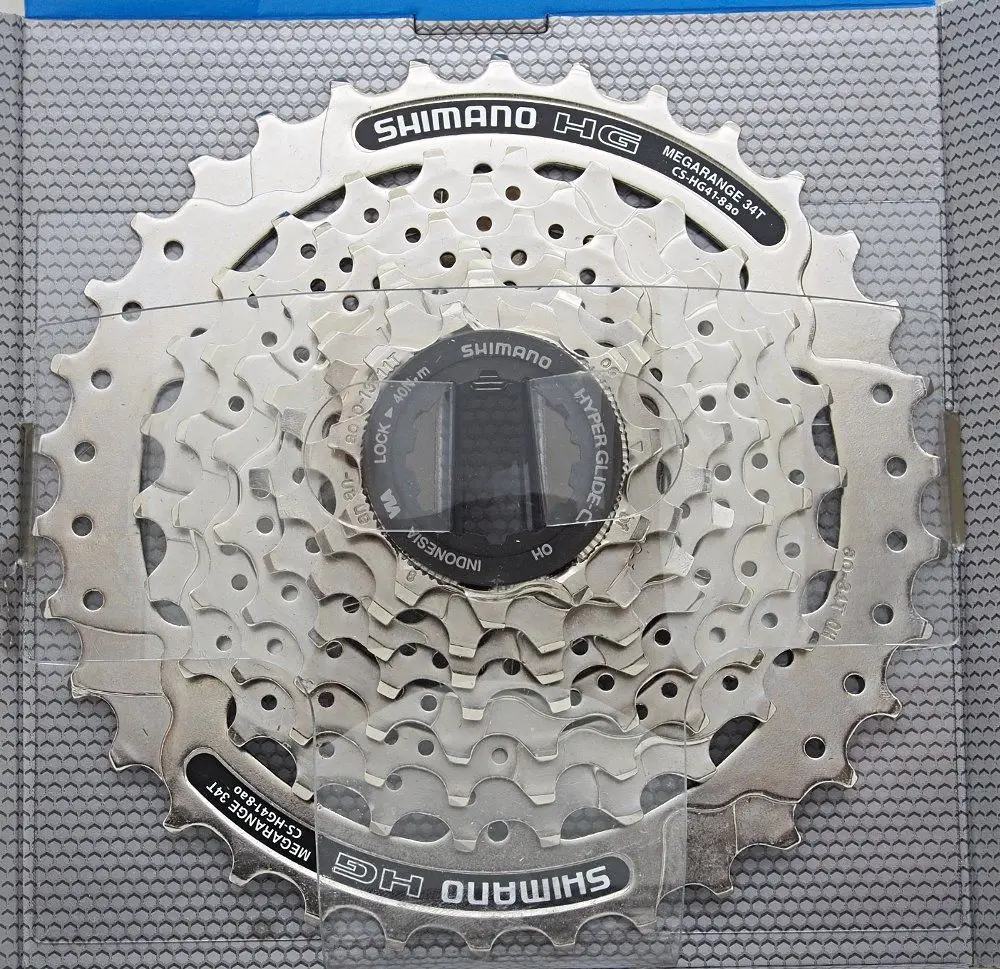 Оригинальный Shimano CS HG41 8 скоростной 10 30 T/10 32 34 T горный велосипед кассета Freewheel