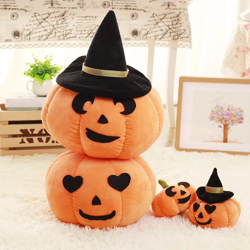 

1pcs plush toys cartoon doll Kawaii simulation pumpkin soft Stuffed Plush Toy for children Halloween creative gifts sleep Pillow