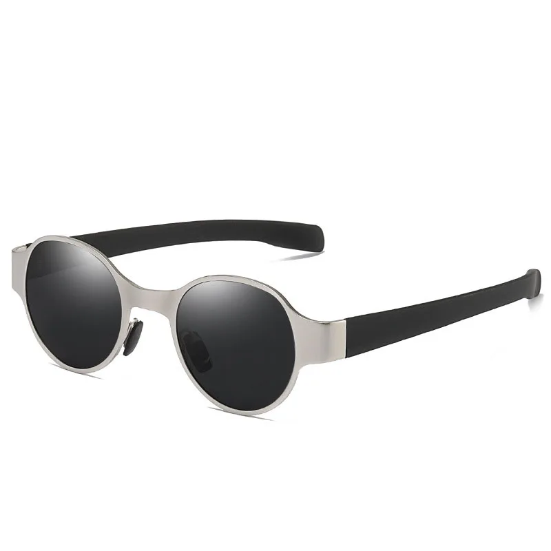 

Small Round Clout Steampunk Goggles Sunglasses Men Women Polarized UV400 Cool Personality Sun Glasses 2019 New Oculos Masculino