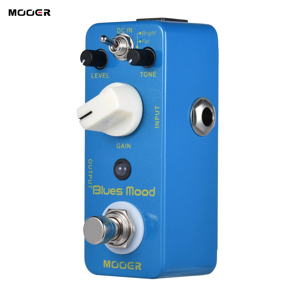 MOOER Синий настроение гитарная педаль Blues Стиль для гитарного эффекта овердрайв 2