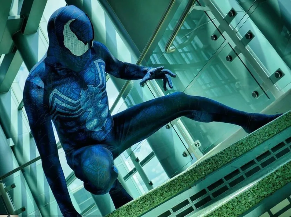 2018 Новый Venom symbiont Человек паук костюм сиамские Колготки Ролевой Зентаи Хэллоуин