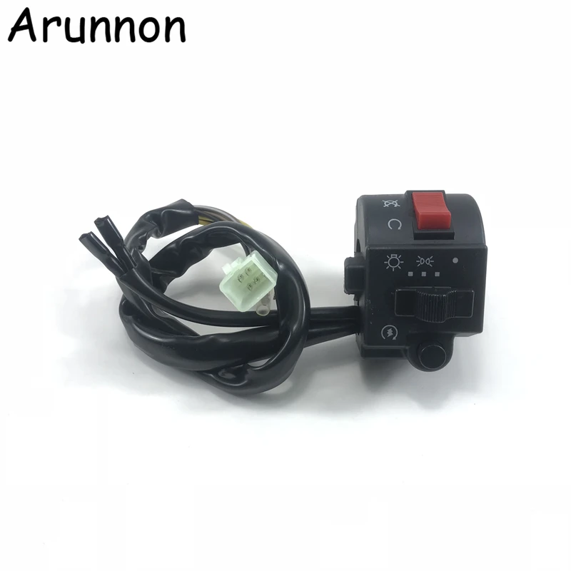 Right switch Arunnon мотоциклетный переключатель для Suzuki GS125 GN125 переключатели универсальные аксессуары контроллер Руля Мотоцикла - Цвет: Right switch