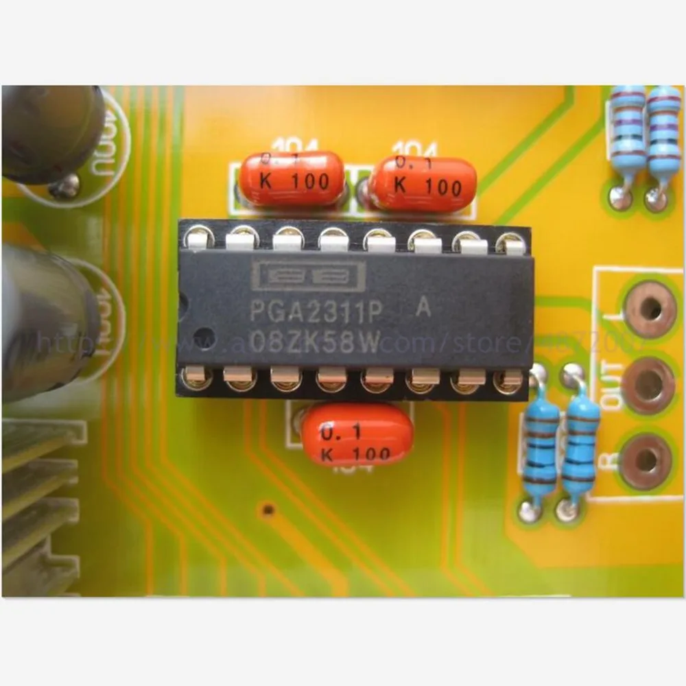 DIY KIT HIFI JV10 PGA2311 предусилитель доска регулятор громкости/алюминиевый пульт/4