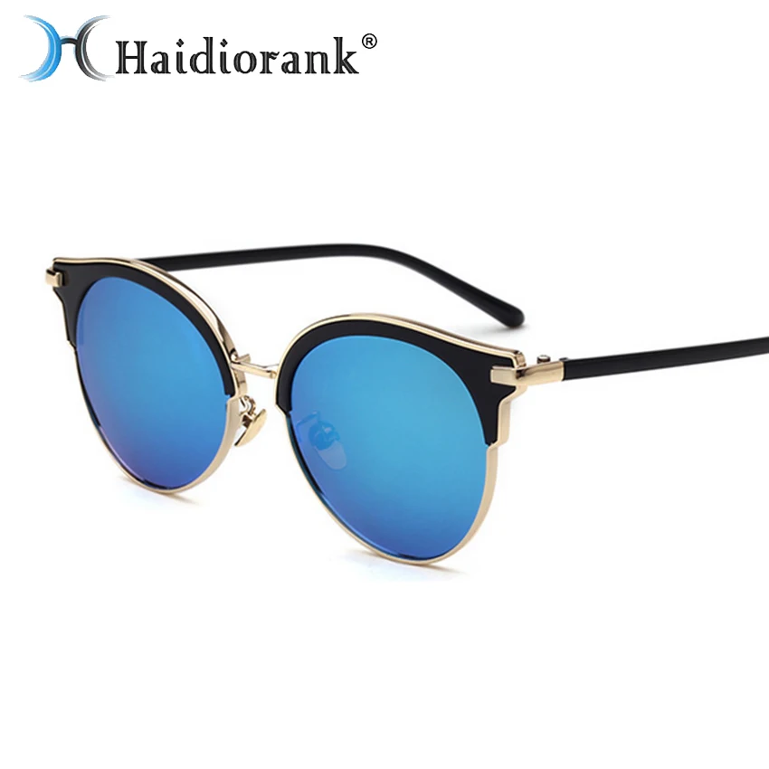 Кошачий глаз солнцезащитные очки женщин Брендовая Дизайнерская обувь 2017 ретро