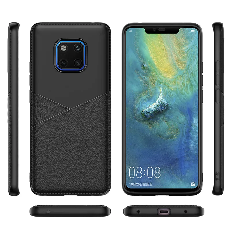 For Huawei Mate 20 Pro Lite Slim Case Cover Soft TPU Silicone Business Funda 20pro |