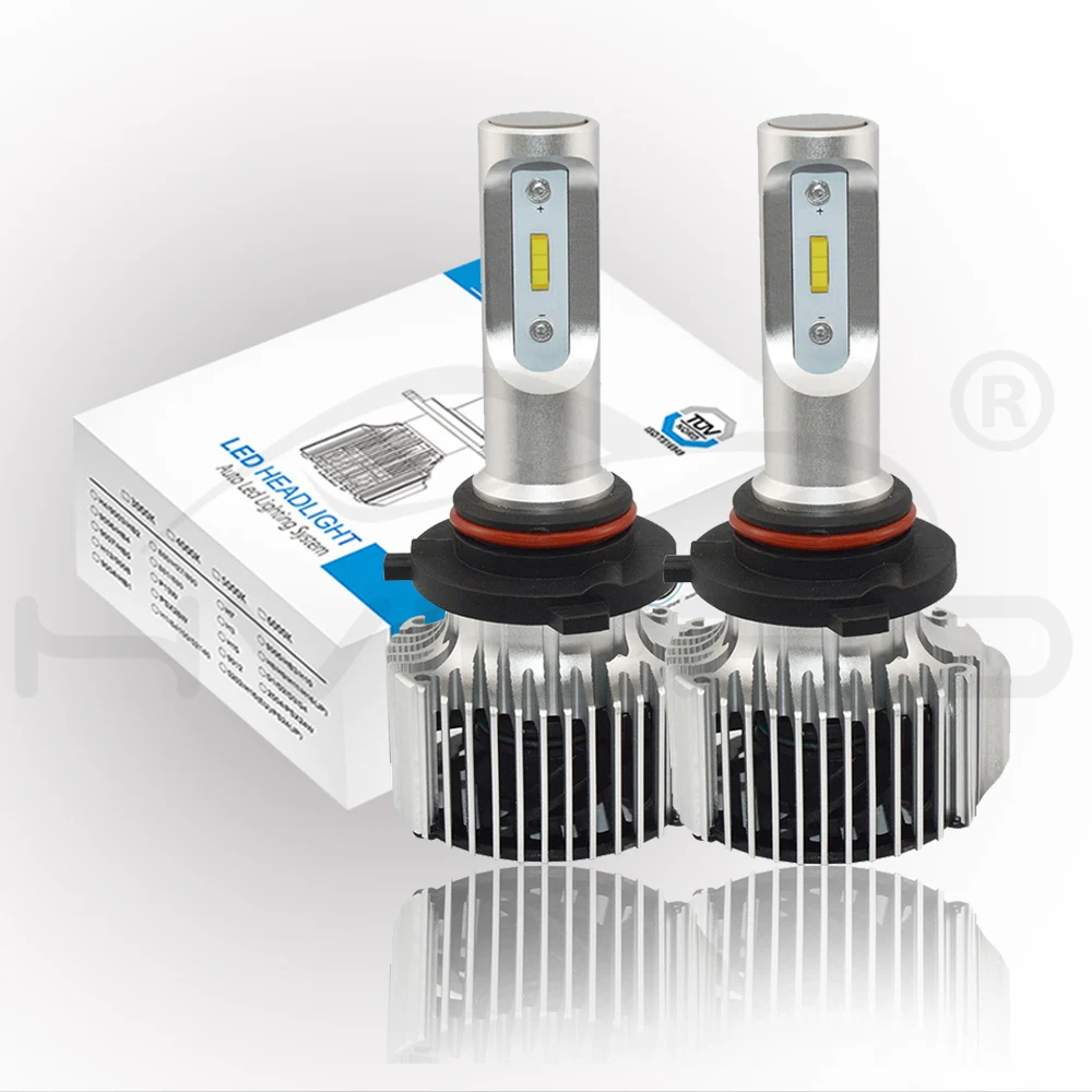 2X6500 K H1 H3 HB3/9005 HB4/9006 COB V1 головной светильник тумана авто светильник 72W фары для 8000LM высокий низкий пучок автомобильная лампа AC/DC 12V