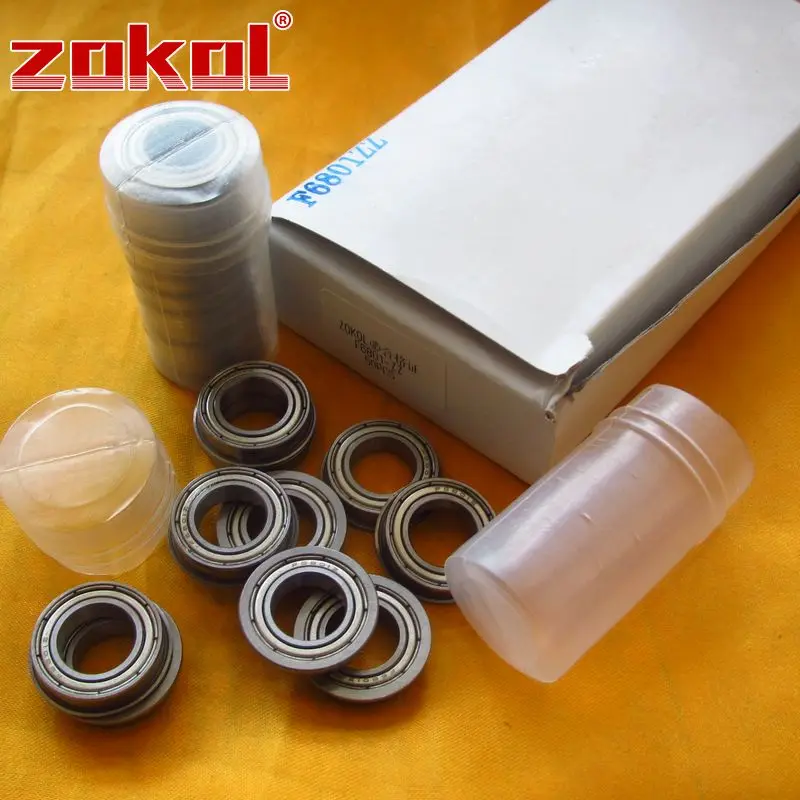 

ZOKOL F6700zz To F6806ZZ Flange bearings F6701 F6702 F6801F6802 F6803 F6804 F6805 F6806 F63800 ZZ Deep Groove ball bearing