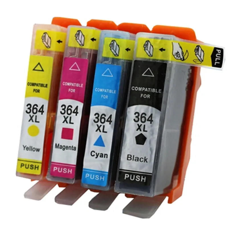 Hisaint для HP 364 Чернильный Картридж BK C M Y Photosmart C5324 C5383 C5388 C5370 C5373 струйный принтер