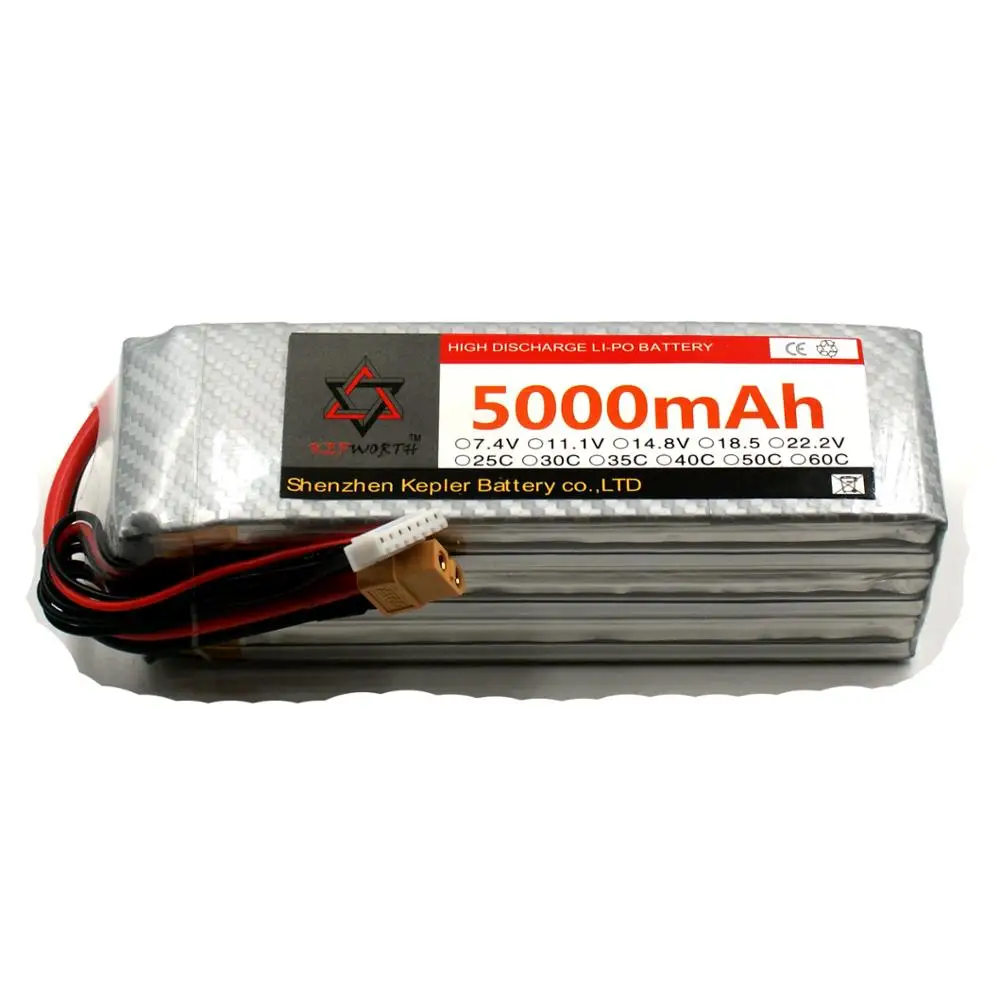

Литий-полимерный аккумулятор 6S 22,2 в RC 5000 мАч 35C, литий-полимерный аккумулятор для радиоуправляемого автомобиля, самолета, лодки, вертолета, г...