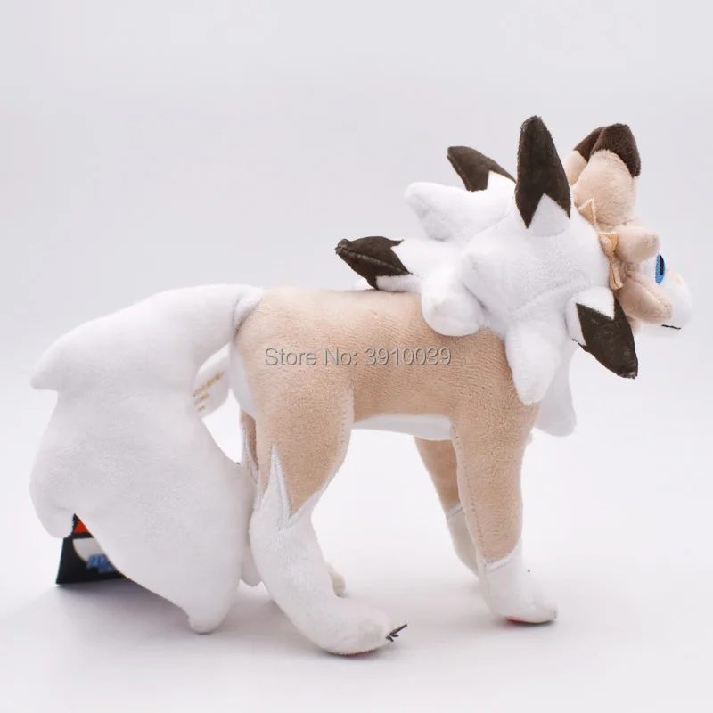 23*27 см 2 вида стилей Lycanroc Peluche Куклы Мягкие Мультяшные плюшевые игрушки PP Хлопок Мягкие куклы подарок для детей Рождественский подарок