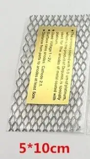 5x10cm Покрытие анод платинированный титановый ювелирные изделия инструменты для нанесения покрытий родий палладий сетка родий ручка покрытие волоконные наконечники - Цвет: 5x10cm