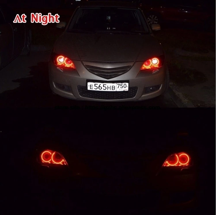 HochiTech для Chevrolet Lacetti Optra Nubira 2002-08 автомобильный Стайлинг RGB светодиодный комплект с ангельскими глазками, Halo Кольцо, Дневной светильник, пульт дистанционного управления