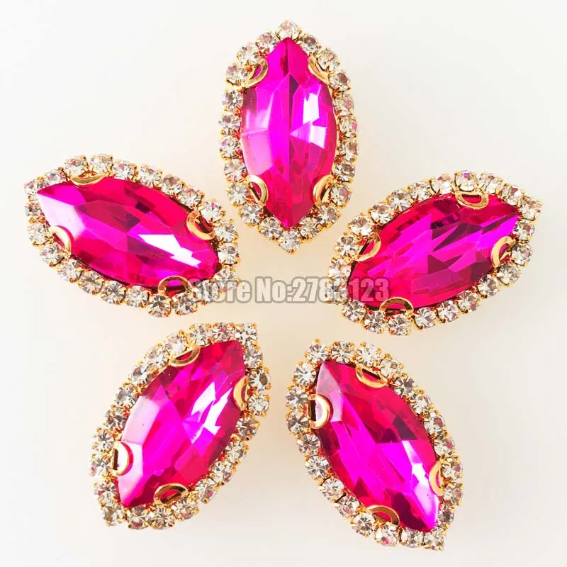 Пуговица конский глаз розово красного цвета с плоской задней поверхностью и