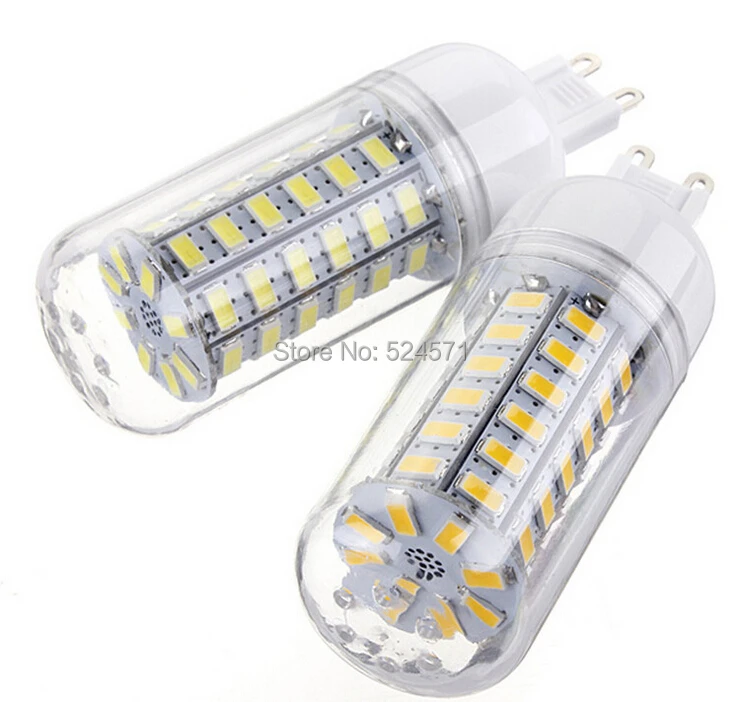 Светодиодная лампа кукуруза 11 Вт G9 SMD 5730 56 светодисветодиодный Дов S 220 В теплый