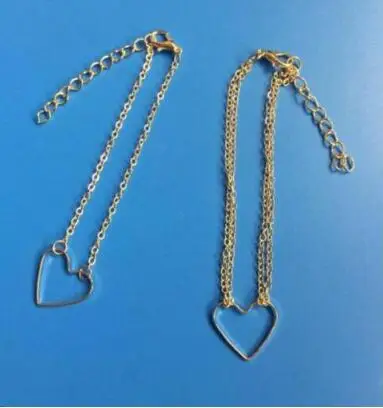 Женский браслет в форме сердца золотой подарок на лето 2019 | Украшения и