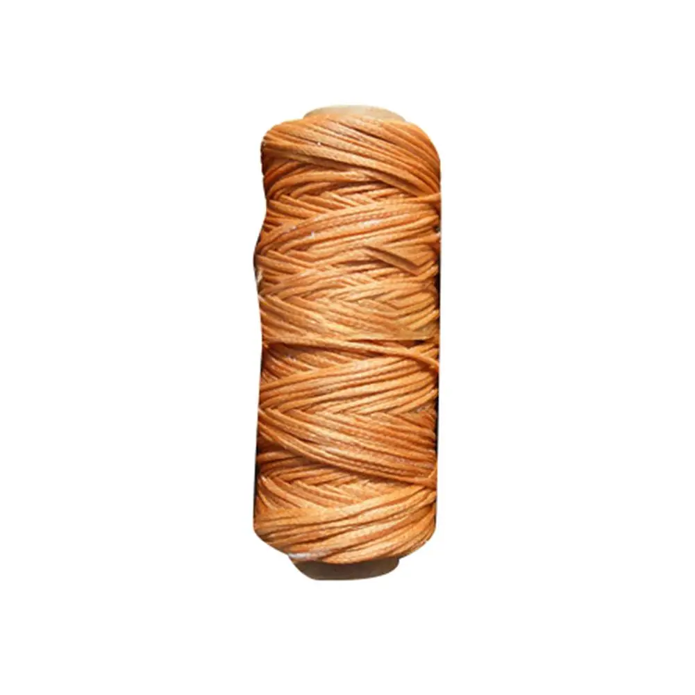 as shown Flat Waxed Thread 210D 30M Wax String Cord Sewing Craft Tool Portable For DIY Handicraft Leather Products Waxed Thread Cord - Цвет: as shown