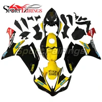 fairings for yamaha yzf1000 r1 year 2007 2008 07 08 abs plastic motorcycle fairing kit bodywork cowling yellow black new