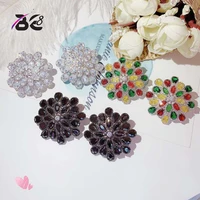 be 8 luxury earrings full micro aaa cubic zirconia paved flower shape stud earring fashion jewelry aretes de mujer modernos e835