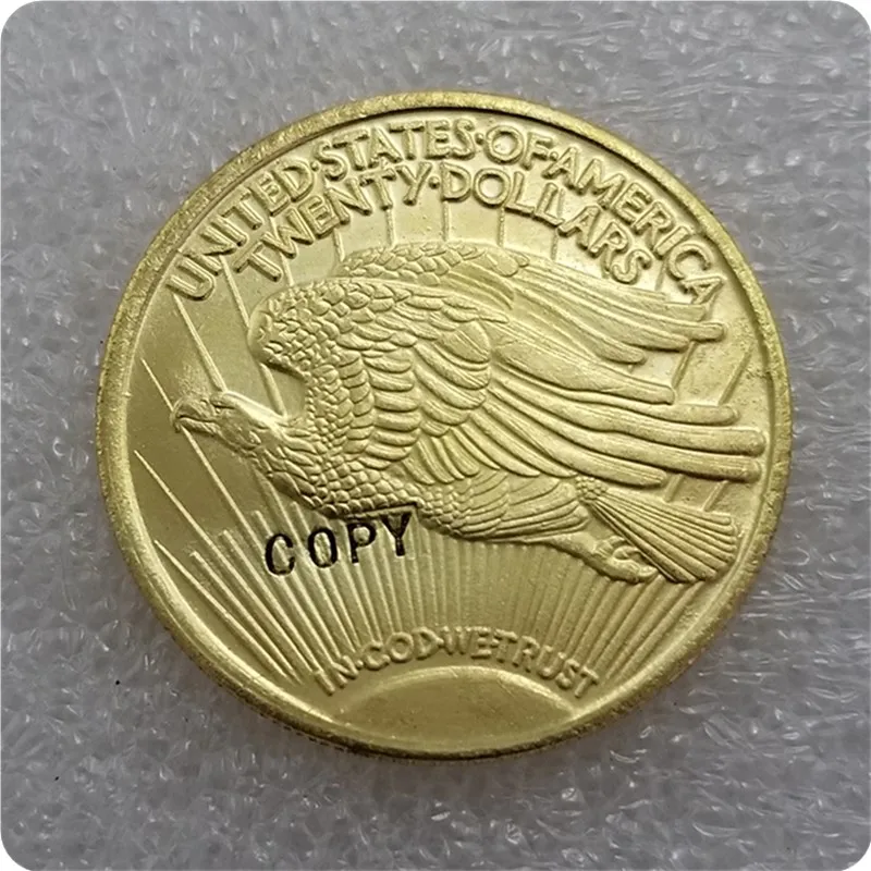 США 1910-D искусственные монеты с двойным орлом копия памятных монет искусственная