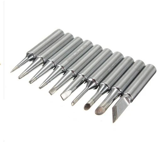 10 шт./партия наконечники паяльника наконечник без свинца 900M T для 936 SAIKE паяльная