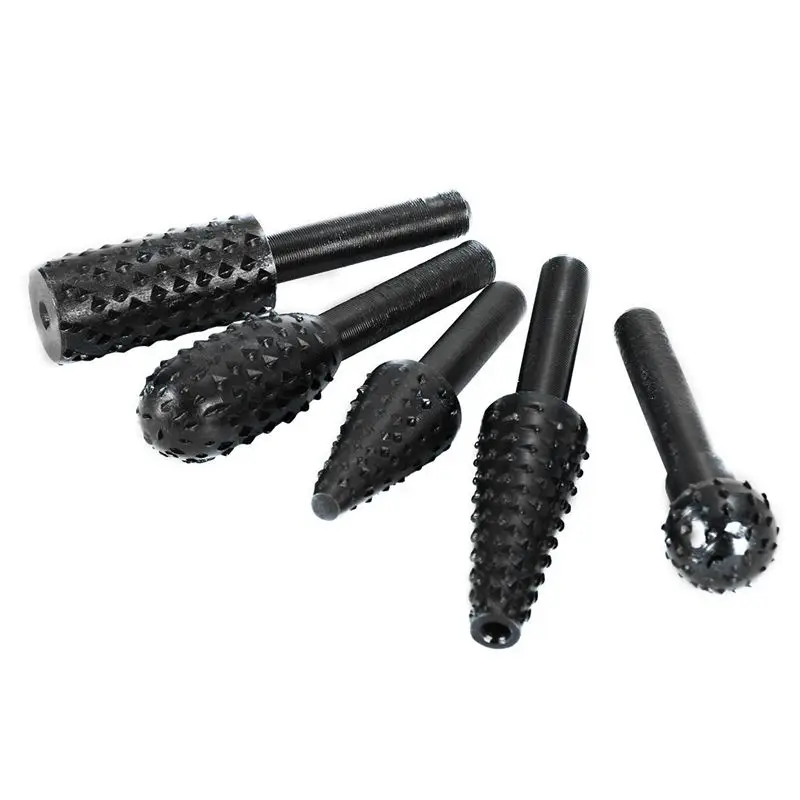 Набор фрез для резьбы по дереву хвостовик 6 мм 5 шт. | Инструменты