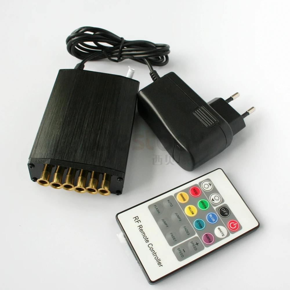 RF 6 портов AC100 240V RGB желтый белый и теплое белое светодиодное освещение двигателя